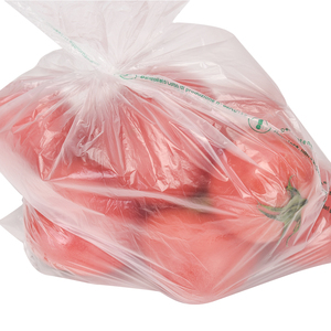 Transparent HDPE PE <b>Plastic</b> Flat <b>Bag</b> on Roll 1 Ton MOQ for Supermarket Use-Food Packaging for Fruits Vegetables Bread <b>Storage</b> - Product Image 1