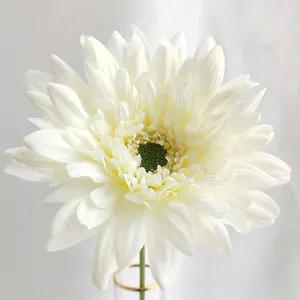 הנמכר ביותר קישוט חתונה פרחים מלאכותיים מזויפים פרח משי חיננית אפריקאית