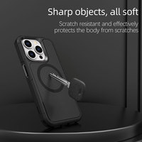 Étui de téléphone professionnel pour 15/14/13/12/Xr/Xs Max/Pro/Plus, magnétique, antichoc, TPU+PC, luxueux, respectueux de la peau, Sjk519 pour