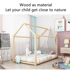 Wooden Tree House <b>Bed</b> in Children <b>Bed</b> Baby Room Furniture - Product Image 5
