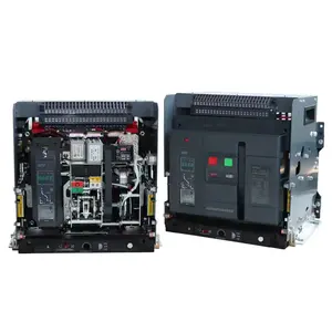 Cố định loại máy ngắt mạch MTW1-6300 3P/4P 4000A/5000A/6300A ACB và động cơ quá tải và bảo vệ ngắn mạch