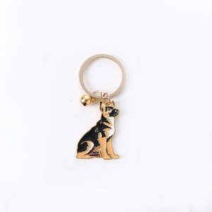Porte-clés pendentif chien chat, breloque animale mignonne, porte-clés en métal personnalisé pour clés de voiture, décoration de sac, cadeau d'anniversaire pour les amoureux des animaux - Product Image 3