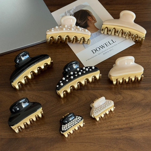 DOWELL Nuovi Arrivi Invernali, Mollette per Capelli <span class=keywords><strong>Alexander</strong></span> Vendome di Grandi Dimensioni, Completamente Decorate con Strass, in Acetato Ecologico - Product Image 3