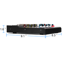 Offre Spéciale – Table de Mixage Audio Biner F4 4 Canaux – Interface Sonore DJ pour Performance Instrumentale, Diffusion en Direct et Enregistrement – Mini Mixeur Audio