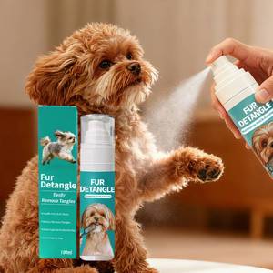 Muestra Gratuita de Espray Nutritivo para el Pelo de Mascotas en Caja Ecológica, Suavizante y Antiestático, Desenredante para Perros, para el Baño y el Aseo - Product Image 1