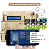 Kit de Programación para Casa Inteligente LAFVIN para Arduino, Compatible con Reconocimiento de Voz y Control por Aplicación Móvil, Kit STEM DIY con Tutoriales