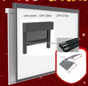 Stores verticaux coupe-vent à fermeture éclair, manuels ou motorisés, pour terrasse extérieure, pare-soleil en polyester/aluminium - Product Image 6