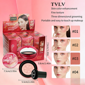 Natural Waterproof Long-lasting Makeup Brightening Hydrating Matte Colors Mushroom air Cushion Liquid <b>Blusher</b> With Brush Head - Product Image 4