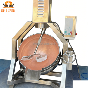 Olla de Cocción Inclinable con Mezclador Planetario Automático T2, Recipiente Interior de Cobre Puro, Olla para Cocinar Azúcar con Calentamiento a Gas y Chaqueta de Aceite Eléctrica - Product Image 6