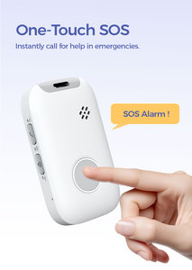 Ev12 di động y tế cảnh báo vòng cổ với nút khẩn cấp cho người già, rơi phát hiện cho người cao niên, GPS Mặt dây chuyền với clip - Product Image 5