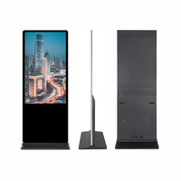 Kiosco con Pantalla Táctil Android para Windows, Tótem Publicitario, Reproductor LCD Ultrafino, Cartel Digital de Pie para Interiores