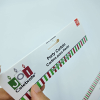 Carte d'emballage suspendue en carton personnalisée OEM avec impression et pelliculage brillant pour petits articles