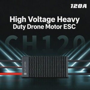 Controlador Electrónico de Velocidad (ESC) sin Escobillas de Alta Eficiencia 120A con Diseño Patentado de Disipación de Calor para Drones Agrícolas UAV - Product Image 1