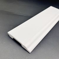 Plinthe en polystyrène PS pour sol, moulure décorative murale, profilé imperméable et résistant à l'humidité pour la décoration intérieure