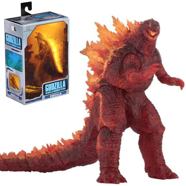 Hot Selling PVC Action Figures New Style Godzillas Monsters Movie Ultima Nuclear Burning Collection Busts Toy Figures
