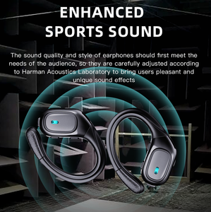 Neckband Headphones TWS In-Ear BT5.3 Earphones Sports IPX5 45H Long Battery Deep Bass HiFi Gaming Low Latency Type-C LED Display - Product Image 5