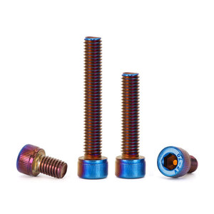 สกรูหัวจม OEM ODM ขายดี M1.6 M2 M3 M4 M5 สกรูหัวจมแบบถ้วย 12.9 Gr5 สกรูไทเทเนียมพร้อมน็อต - Product Image 3