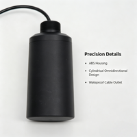 Transducteur ultrasonique sous-marin cylindrique omnidirectionnel 15kHz 450Vpp 0.3MPa Sonde sonar Mesure de distance 800M POM CE