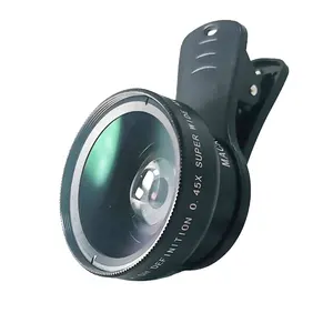 光学厂供应畅销5k高清0.45X超广角15X微距镜头套件手机Vlog视频摄影套件