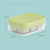 Bouteille d'eau en silicone 2-en-1 durable avec plateau à glaçons et paille intégrée, fabrication directe usine, pour usage extérieur estival