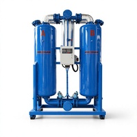 Sécheur d'air à adsorption régénérative micro-thermique à double tour pour air comprimé, point de rosée -40°C, contrôle PLC, pour la transformation alimentaire