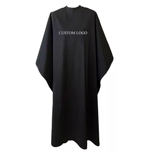 Capes de Barbier Personnalisées en Gros, <span class=keywords><strong>Cape</strong></span> de Coiffure avec Tablier pour Salon et Barbier - Product Image 2