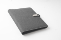 Power Bank Notebook A5 PU cuir avec lumière LED cadeau d'affaires