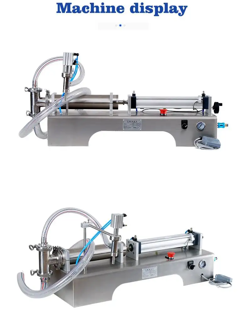 Hochwertige halbautomatische 10-5000 ml pneumatische Kolben-Öl-Wein-Flüssigkeitsabfüllmaschine Parfüm-Saft-Abfüllmaschine