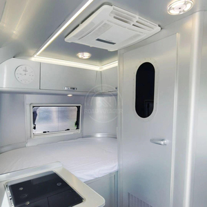 Remolque de Viaje RV de Aluminio Puro Moderno de Primera Calidad, <span class=keywords><strong>Caravana</strong></span> Todoterreno Resistente 4x4, Remolcable, con Baño, Ducha y Paneles Solares de 150W - Product Image 6