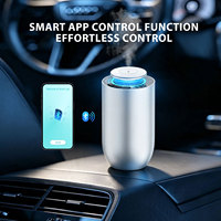 Diffuseur d'arômes intelligent portable USB rechargeable pour voiture, machine de nébulisation à air froid pour parfum de voiture de luxe