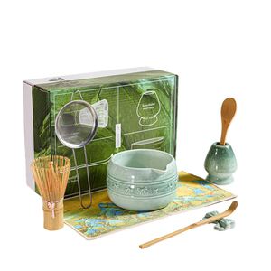 Luxury Elegant Modern Japanese Style Ceramic Matcha Making <b>Set</b> with Bamboo Whisk for <b>Tea</b> Ceremony Cute Design - Product Image 5