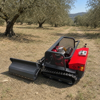 Tondeuse autotractée industrielle robuste à moteur diesel 4 temps sans fil, 1650x1200x1000mm, unité de coupe à 60 lames