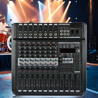 Console de mixage professionnelle 6/8/12/canaux avec lecteur USB amplificateur, avec fonction d'enregistrement