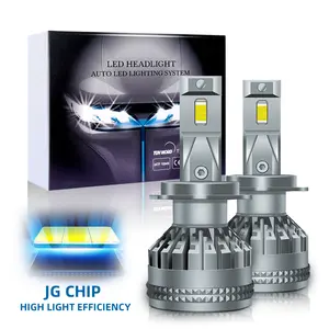 Q7 Super Helder Met Ventilator 24000lm 90W Led Koplampen Canbus D 2S H13 H1 H3 H7 H11 9006 Auto Verlichting Systeem Auto Licht