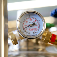 Réservoir de stockage cryogénique à basse température de 210 L pour soudage de bouteilles de gaz isolées, en acier inoxydable, pour argon liquide, azote et CO2