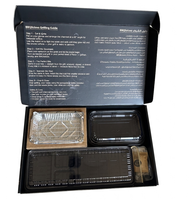 Boîte de traiteur BBQ de luxe avec logo personnalisé, boîte de préparation de repas multi-compartiments de qualité supérieure pour la livraison en restaurant