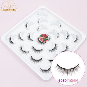 Abestyou <span class=keywords><strong>Kit</strong></span> de <span class=keywords><strong>cils</strong></span> réutilisables à effet naturel, sans colle, imperméables, légers, effet 3D, sans eyeliner - Product Image 6