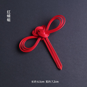 Bamboo Brooches Bowknot Shape Traditional Chinese Hair Accessories Unisex Gift For Hanfu Cheongsam Wear - Product Image 4