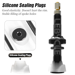 <span class=keywords><strong>Valve</strong></span> de <span class=keywords><strong>pneu</strong></span> <span class=keywords><strong>tubeless</strong></span> pour vélo LEBYCLE, en alliage d'aluminium, pour <span class=keywords><strong>VTT</strong></span> et vélo de route, <span class=keywords><strong>valve</strong></span> Presta 40/60/80 mm - Product Image 4