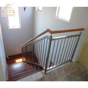 Thanh Lan Can Gỗ Tùy Chỉnh Thanh Lan Can Bằng Thép Không Gỉ Thanh Lan Can Thanh Lan Can Bằng Thép Không Gỉ Kim Loại Hệ Thống Lan Can - Product Image 1