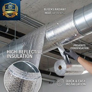 Aislamiento Térmico de Burbujas con Barrera Radiante de Doble Cara, Lámina de Espuma Impermeable, Protector Térmico <span class=keywords><strong>para</strong></span> Autocaravanas - Product Image 5