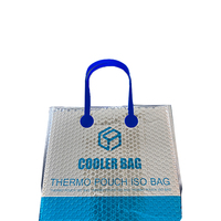 Sacs isothermes réutilisables avec poignée en feuille d'aluminium pour livraison de repas chauds ou froids, courses et garde-manger, personnalisables