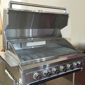 Parrilla de Gas Empotrada de Acero Inoxidable 304 con 7 Quemadores para Cocina Exterior, Barbacoa y Fiestas en Zonas de Aficionados al Fútbol - Product Image 5