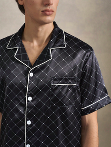 Men Nightwear Set Summer Wear Customized Sleep Wear Modal Fabric Casual Men High Quality Night <b>Suits</b> Sleepwear Supplier - Product Image 2