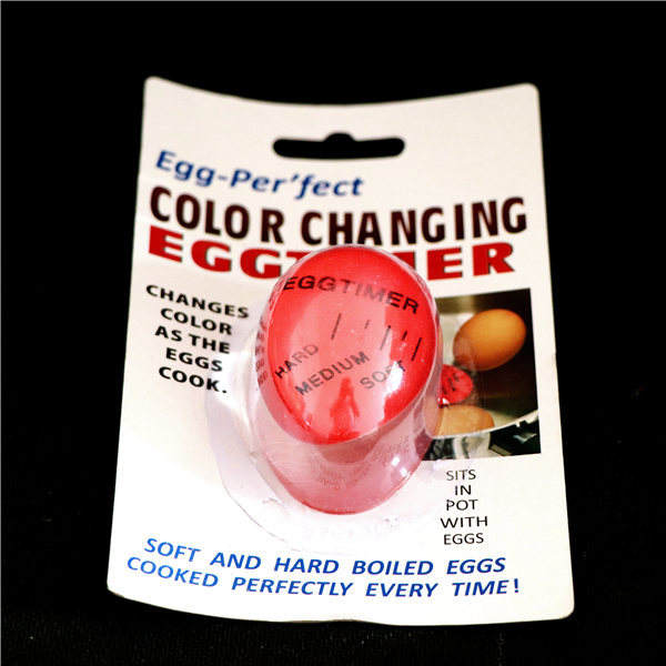 Kitchen Egg Timer Perfect Boiled Egg Indicator Soft-Boiled Display Egg Cooked Degree by Temperature Color Changing Helper Timer