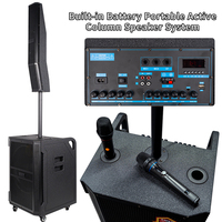 Altavoces de Columna Más Vendidos con Micrófono Inalámbrico Sistema de PA Profesional de Columna Line Array Activo de 15 Pulgadas