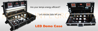 Boîtier de démonstration LED L30W20, valise de test LED, boîte d'affichage pour ampoules LED, boîte en aluminium, vitrine de test, personnalisée pour tube T8, T5, T10