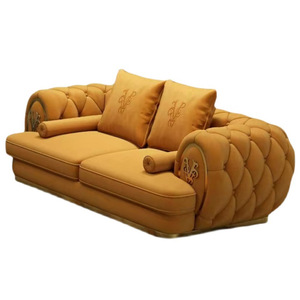 Foshan <span class=keywords><strong>italien</strong></span> moderne canapé de luxe pour la maison en cuir véritable sectionnel 3 2 canapé nordique modulaire bleu salon ensemble de meubles - Product Image 6