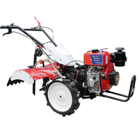 Motoculteurs et mini-motoculteurs multifonctionnels à moteur diesel avec 5/6 outils, machine de labour agricole à haute productivité