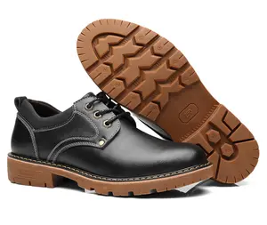 Scarpe per utensili causali scarpe basse da uomo con lacci alti Botas impermeabili da trekking per uomo